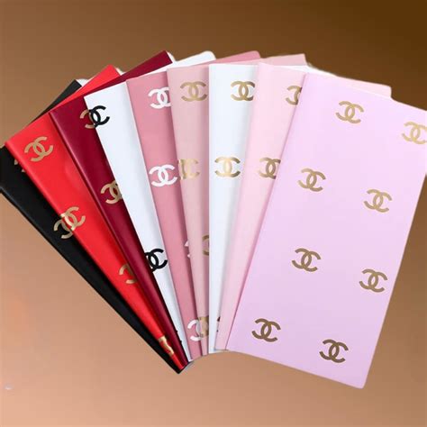 chanel floral wrapping paper|Chanel Flower Wrapping Paper .